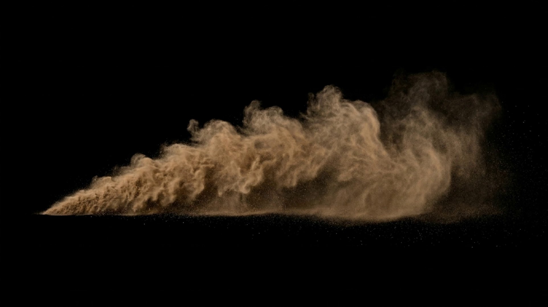Generated dust element in colour